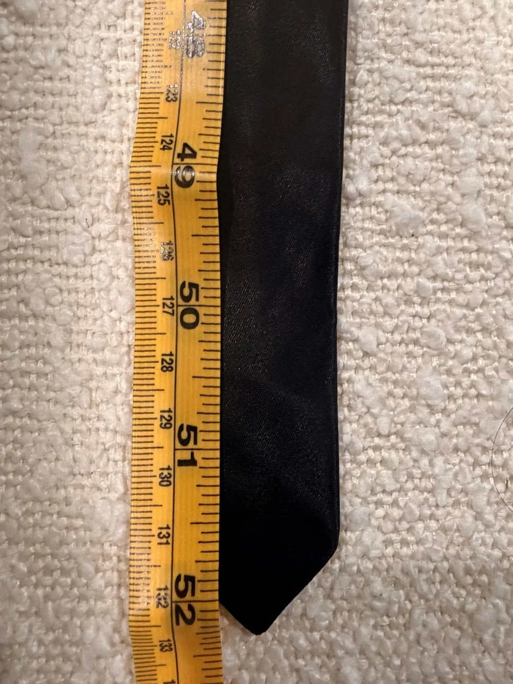 Vintage 70s Black Silk Rhinestone Studded Necktie Delights San Francisco